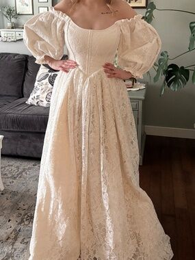 Ivory Medieval Wedding Dress